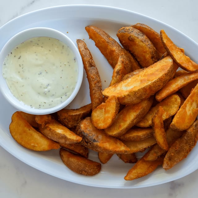 Zesty Potato Wedges.