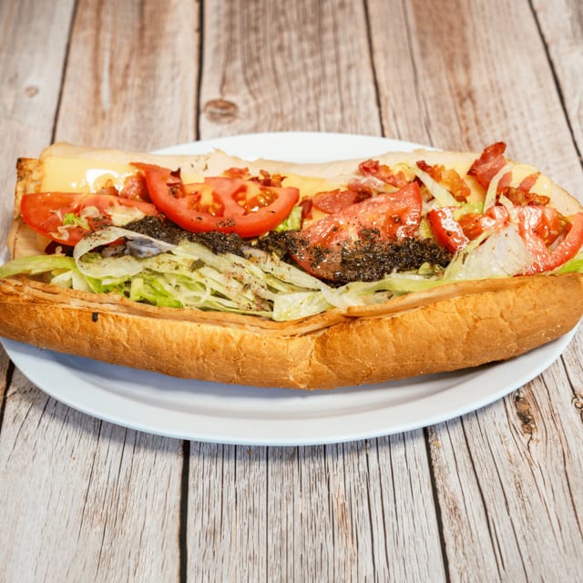 Turkey, Bacon & Swiss Sub.
