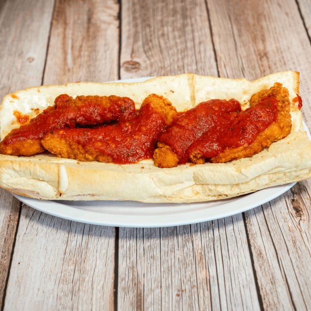 Chicken Parmigiana Sub.