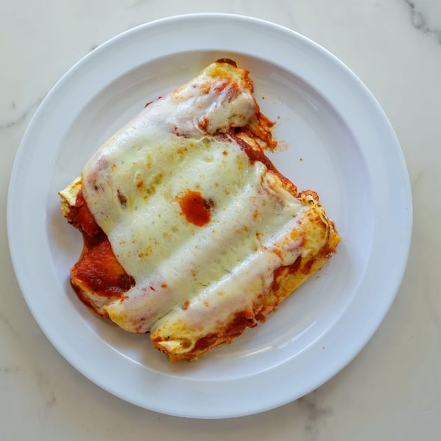 Baked Manicotti.