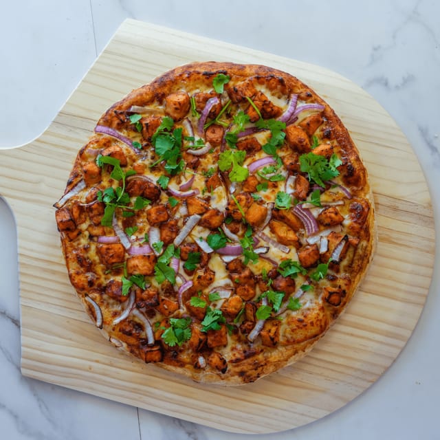 BBQ Chicken Pizza.