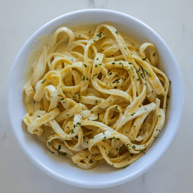 Fettuccine Alfredo.